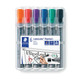 Staedtler Lumocolor Flipchart Markers - Assorted Colours (Pack of 6)