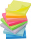 Neon Pad of 100 Sheets 76x76mm Assorted - Pack 12