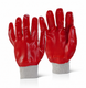 Red PVC Concrete Gloves