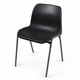 Black Plastic Stacking Chairs