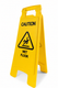 Yellow A Frame Wet Floor Safety Warning Sign