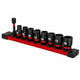 Milwaukee 3/8" Shockwave Impact Socket Set (8 Pieces)