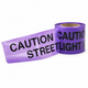 Underground Warning Tape - Street Lighting 