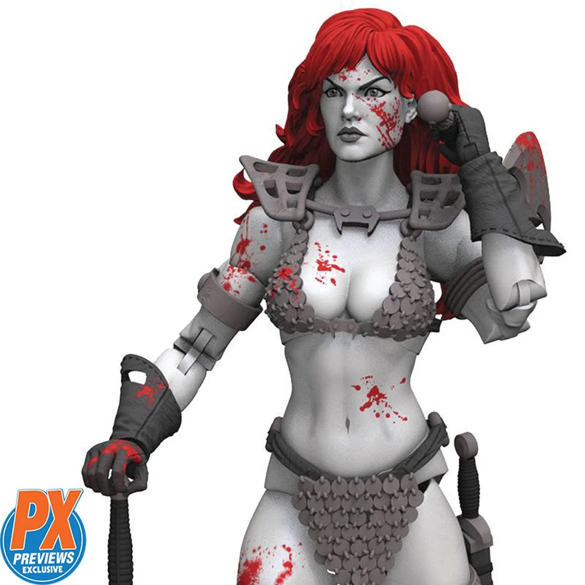 Red Sonja Black, White, and Red Epic H.A.C.K.S. 1:12 Scale Action