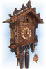 August Schwer | 2.0120.12.C | 17 inch | 2 Tone Railway | Vintage | cuckoo clock | full view