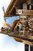 Gutshof Estate 23''H German Cuckoo Clock by August Schwer | Left Closeup View Gutshof Estate 23''H German Cuckoo Clock by August Schwer | Left Closeup View