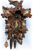 Cuckoo Clock carved style 13 inch Nesting Edelweiss by Hones - 2 Cuckoo Clock carved style 13 inch Nesting Edelweiss by Hones - 2