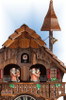 Hones | 6777t | 15''H | Bell Tower | Chalet style | cuckoo clock | top view