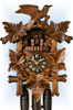 Hones | 8600-5tnu | 19''H | Five Leaves Bird | Traditional | cuckoo clock | close up Hones | 8600-5tnu | 19''H | Five Leaves Bird | Traditional | cuckoo clock | close up