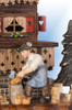 Hones | 86245t | 13''H | Dog & Woodsman | Chalet style | cuckoo clock | wood chopper Hones | 86245t | 13''H | Dog & Woodsman | Chalet style | cuckoo clock | wood chopper