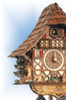 Schneider | 8t-1673-9 | 12''H | Beer Drinker | Chalet style | cuckoo clock | left view Schneider | 8t-1673-9 | 12''H | Beer Drinker | Chalet style | cuckoo clock | left view