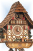 Schneider | 8t-1673-9 | 12''H | Beer Drinker | Chalet style | cuckoo clock | close up Schneider | 8t-1673-9 | 12''H | Beer Drinker | Chalet style | cuckoo clock | close up