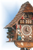 Schneider | 8t-1686-9 | 13''H | Clock Peddler | Chalet style | cuckoo clock | left view