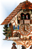 Schneider | 13''H | Beer Break | Chalet style | cuckoo clock | left view Schneider | 13''H | Beer Break | Chalet style | cuckoo clock | left view