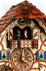 Schneider | 13''H | Beer Break | Chalet style | cuckoo clock | top view Schneider | 13''H | Beer Break | Chalet style | cuckoo clock | top view