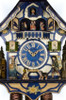 Adolf Herr | 531/1-8TMT-B | 15''H | Magic Blue | Chalet style | cuckoo clock | closeup Adolf Herr | 531/1-8TMT-B | 15''H | Magic Blue | Chalet style | cuckoo clock | closeup