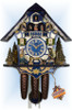 Adolf Herr | 531/1-8TMT-B | 15''H | Magic Blue | Chalet style | cuckoo clock | full view Adolf Herr | 531/1-8TMT-B | 15''H | Magic Blue | Chalet style | cuckoo clock | full view