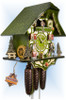 Adolf Herr | 531/1-8TMT-G | 15''H | Magic Green | Chalet style | cuckoo clock | left