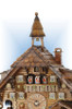 Hekas | 3736/8 | 24''H | Big Biergarten | Chalet style | cuckoo clock | top