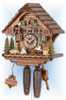 Hekas | 879 | 13''H | Beer Time | Chalet style | cuckoo clock | full view Hekas | 879 | 13''H | Beer Time | Chalet style | cuckoo clock | full view