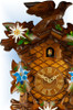 Adolf Herr | 372/1MT | 12''H | Alpine Flowers | Traditional | cuckoo clock | left Adolf Herr | 372/1MT | 12''H | Alpine Flowers | Traditional | cuckoo clock | left