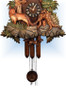 Cuckoo Clock hand carved 38 inch Fox and Eagle by August Schwer - foxes - pendulum Cuckoo Clock hand carved 38 inch Fox and Eagle by August Schwer - foxes - pendulum