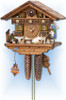 Alpine Horn by Hekas | 14 inch Chalet Cuckoo Clock | Front View Alpine Horn by Hekas | 14 inch Chalet Cuckoo Clock | Front View