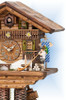 Hekas | 874 | 14 inch | Alpine Horn | Chalet | cuckoo clock | right view Hekas | 874 | 14 inch | Alpine Horn | Chalet | cuckoo clock | right view