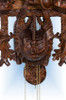 Cuckoo Clock carved style 37 inch Mountain Buck by Hönes - pendulum