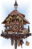 Cuckoo Clock chalet style 20 inch Black Forest Mill by Hekas Cuckoo Clock chalet style 20 inch Black Forest Mill by Hekas
