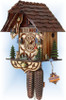 Cuckoo Clock vintage style 13 inch Lucky Fisherman by HerrZeit - right