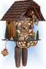 Cuckoo Clock vintage style 13 inch Lucky Fisherman by HerrZeit - left