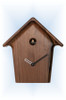 Cuckoo Clock modern style Mochi Mochi Solid Walnut by Progetti