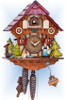 Cuckoo Clock chalet style 11 inch Forest Bunny by Hekas Cuckoo Clock chalet style 11 inch Forest Bunny by Hekas