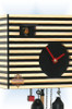 Rombach & Haas | cs34-2 | 8''H | Bauhaus Black | Modern | cuckoo clock | close up