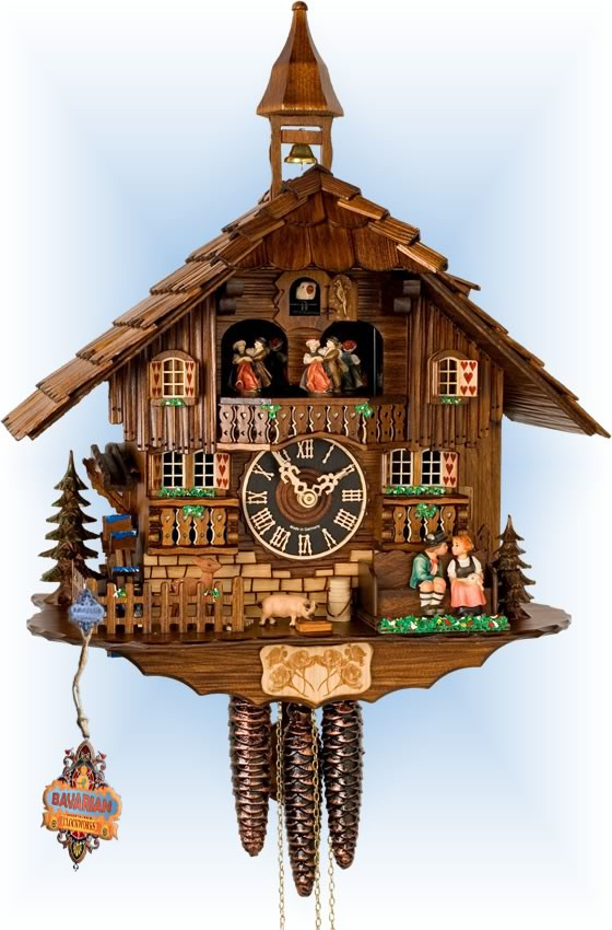 Cuckoo Clock 638T Sweethearts | by Hones | On Sale