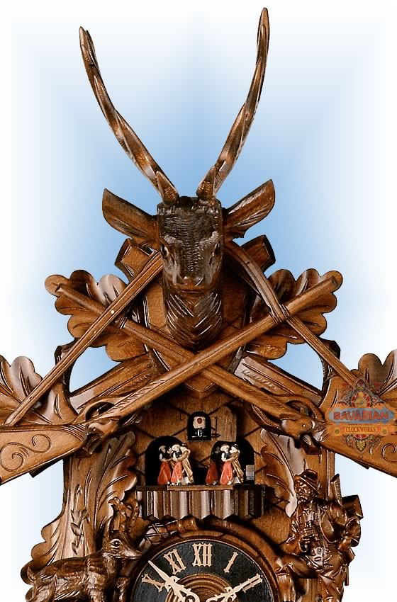 Cuckoo Clock 8674/6Tnu Ibex Hunter by Hones On Sale