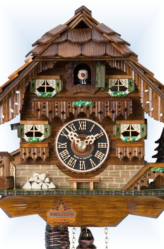 Cuckoo Clock 1747 Black Forest House by Hones On Sale