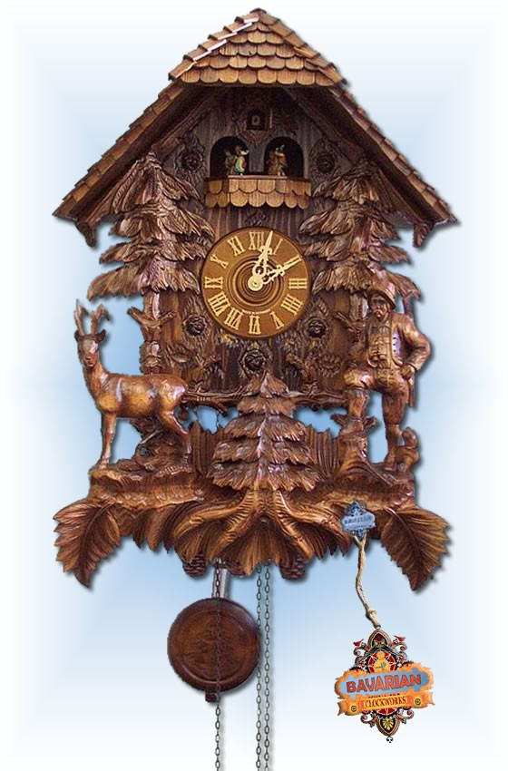 Cuckoo Clock 7.8190.01.P Hunters Lodge | by August Schwer | On Sale