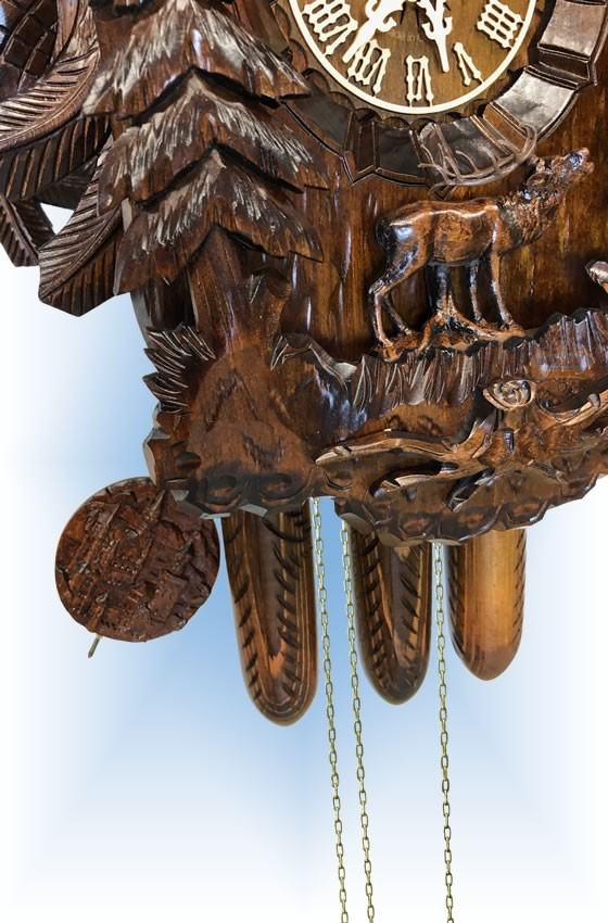 Cuckoo Clock AH 10/1 8TMT Neuschwanstein Castle by Adolf Herr On Sale