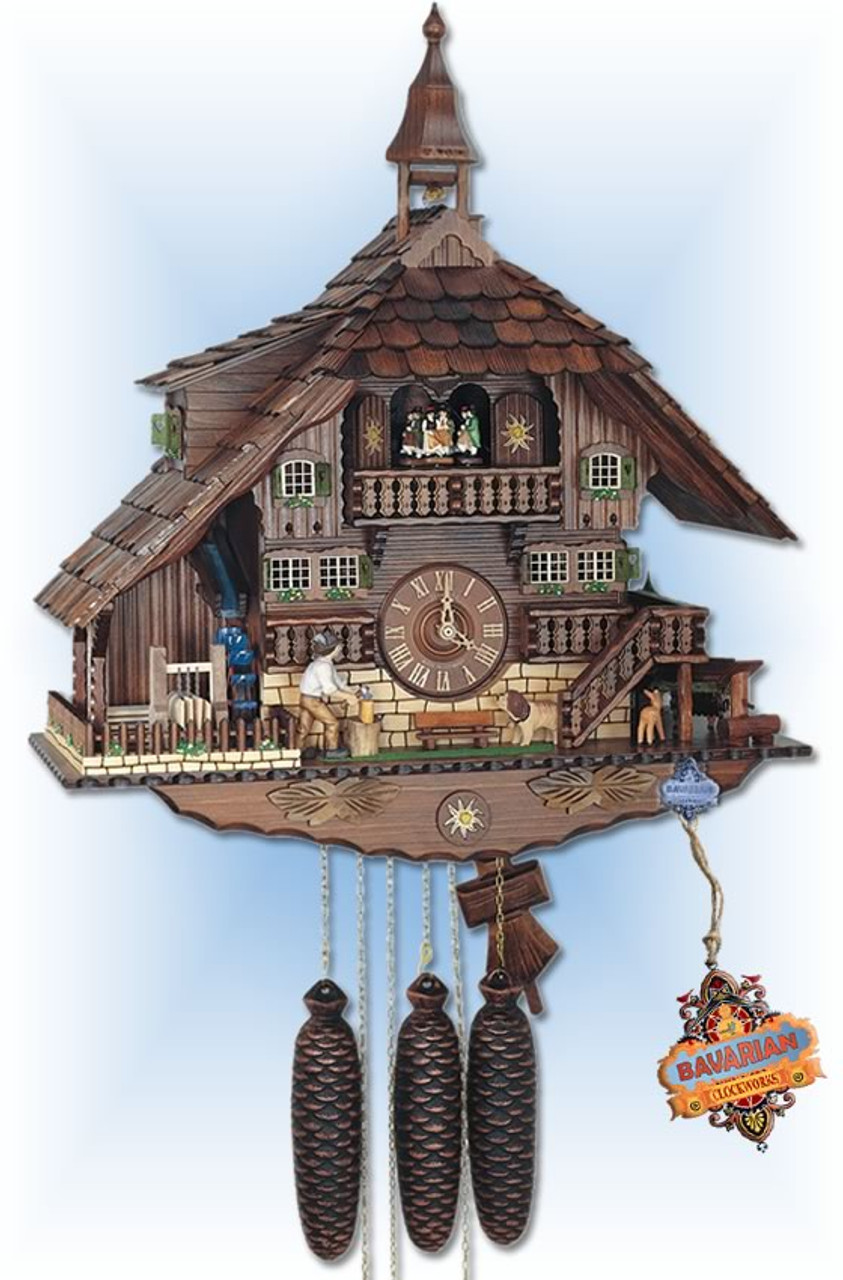 Cuckoo Cuckoo Clock Zensi's Beer Garden - 1 Day Chalet 30cm - Hönes