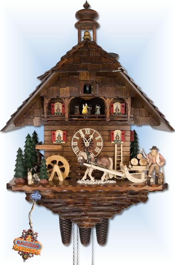 Cuckoo Clock 5.8861.01.P Timber Haul | by August Schwer | On Sale