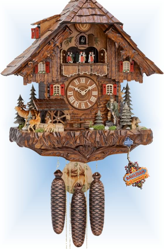 Cuckoo Clock 3740/8 EX Hunters Paradise | by Hekas | On Sale