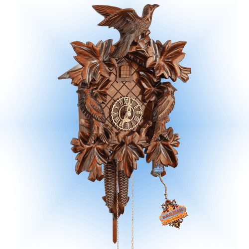 【定価132,300円】ドイツ製 Rombach & Haas Cuckoo Clock Carved Style 8 Day Movement 40cm by Rombach
