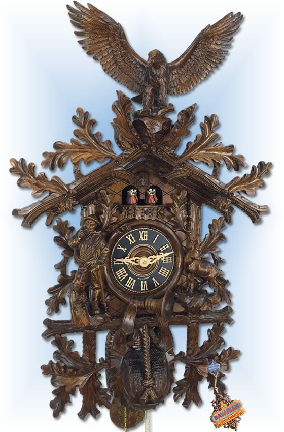 Cuckoo Clock 8667/8Tnu Hunting Eagle | by Hones | On Sale