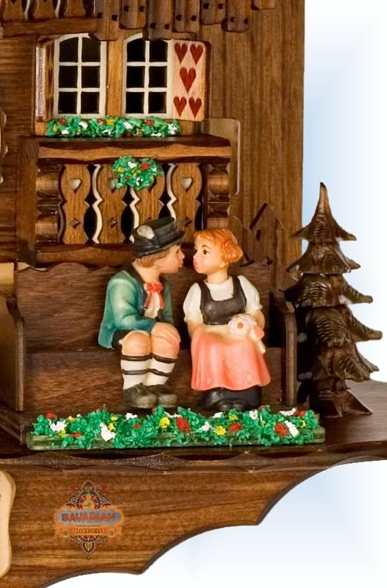 Cuckoo Clock 638T Sweethearts | by Hones | On Sale