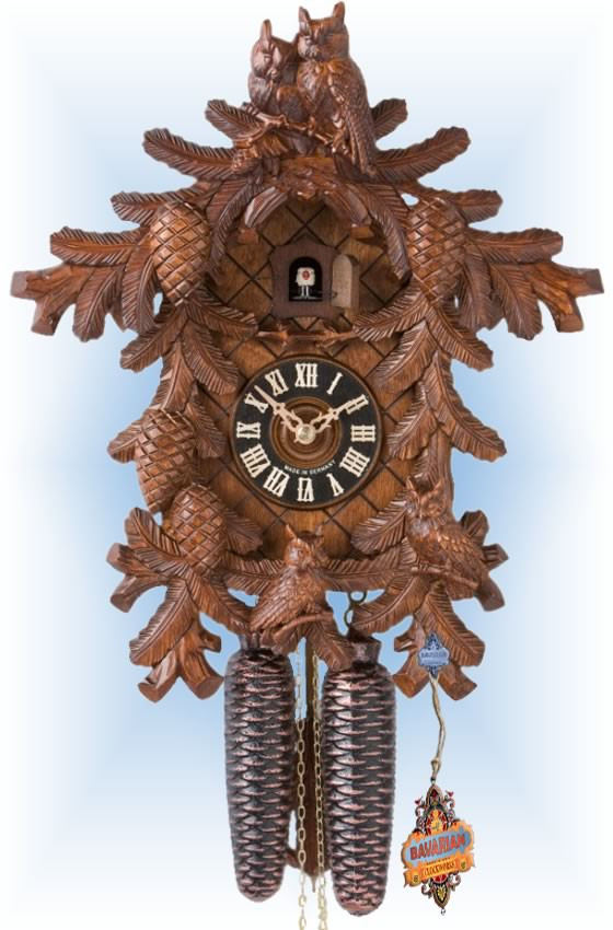 Horloge à Coucou Allemande Hönes - Modèle "4 Owls" HO 8710/4nu - Neuve