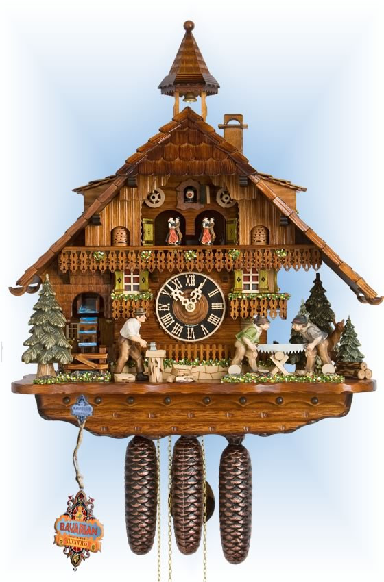 ウォレスとグルミット　ハウス Cuckoo Clock 86275T Lighted Millhouse | by Hones | On Sale