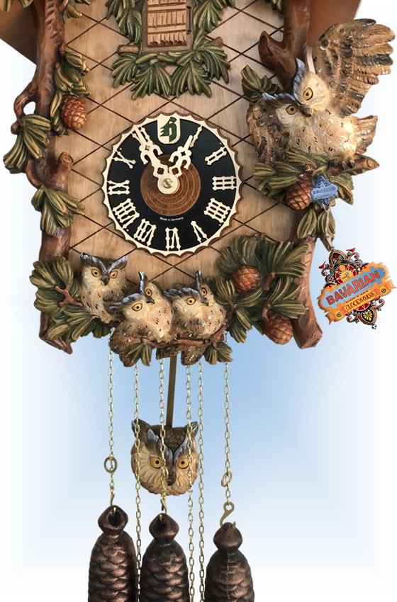owl　腕輪 31個 Hooting Owl 23” Cuckoo Clock Item Number: HN86396