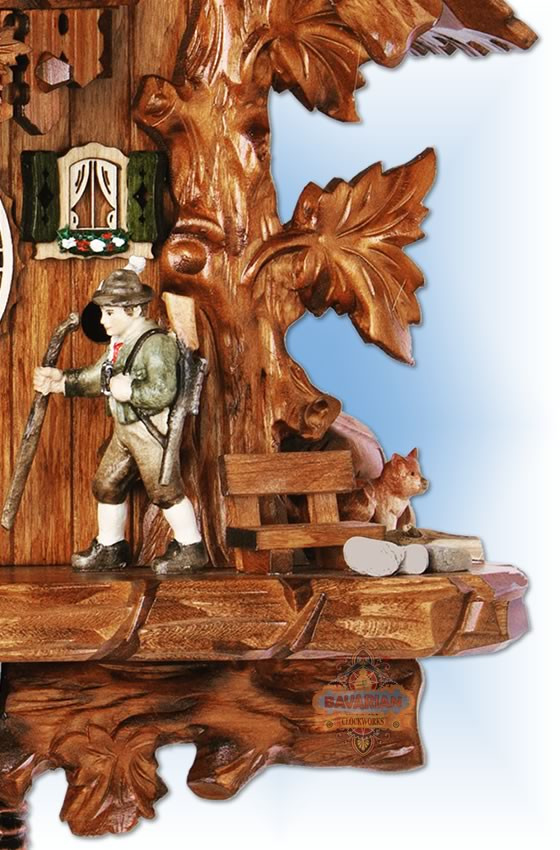 Cuckoo Clock 6740T Strolling Hunter | by Hones | On Sale